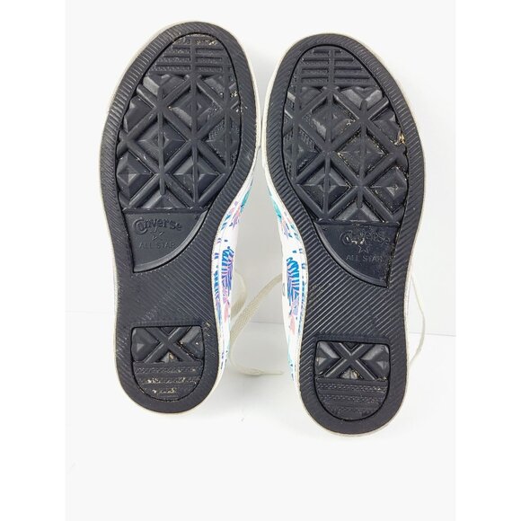 Converse White Canvas with tropical sole - Size 5 - Picture 7 of 8
